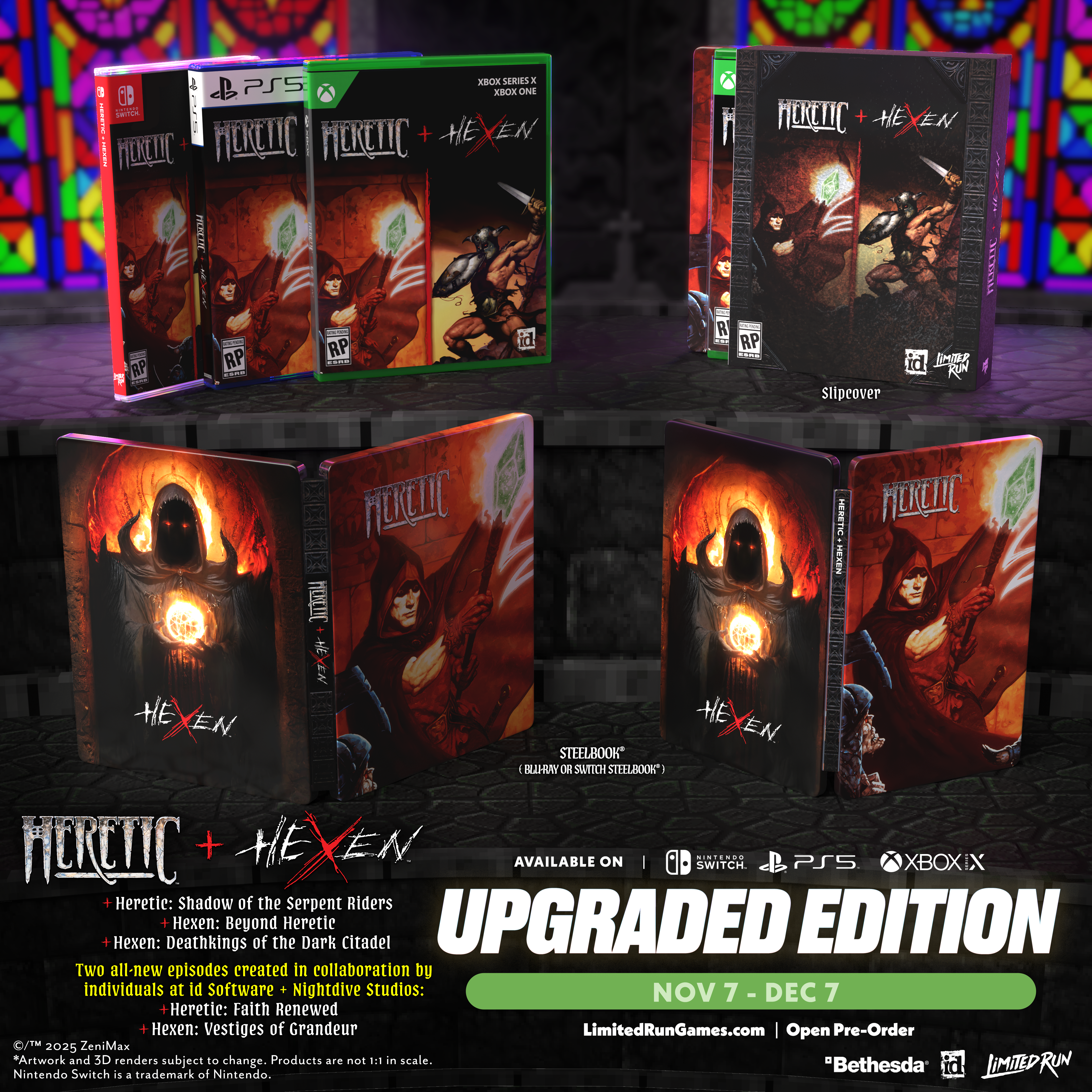 limited-run-heretic-hexen-upgraded-switch-ps5-xbox-spiel-shooter image 2