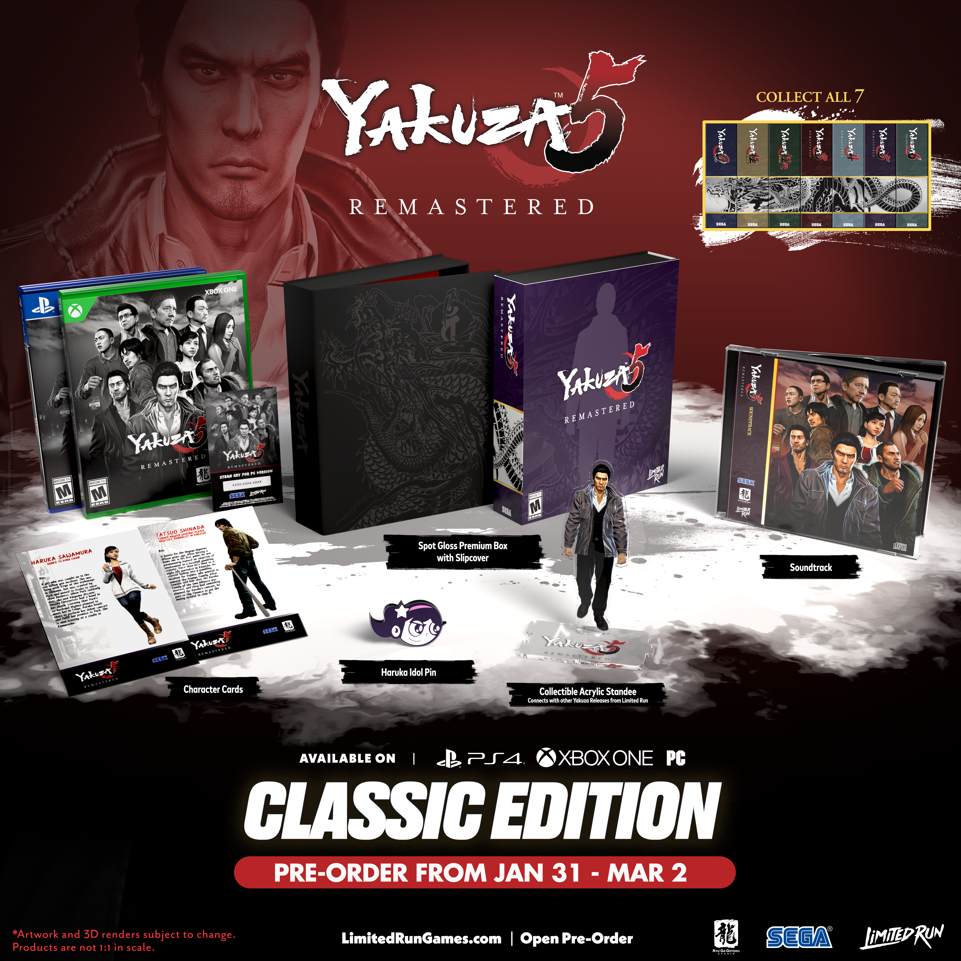 yakuza-5-remastered-classic-edition-ps4-spiel-sammlerbox image 2