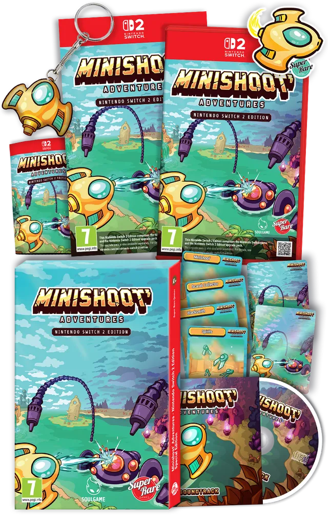super-rare-games-se-01-minishoot-adventures-switch-2-spiel-special-edition image 1