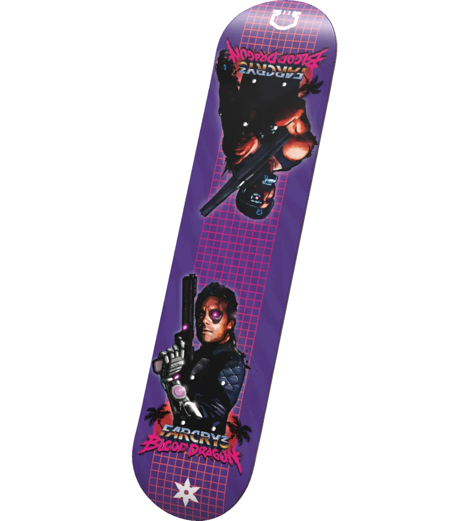 limited-run-far-cry-3-blood-dragon-skate-deck-skateboard-limitiert image 1