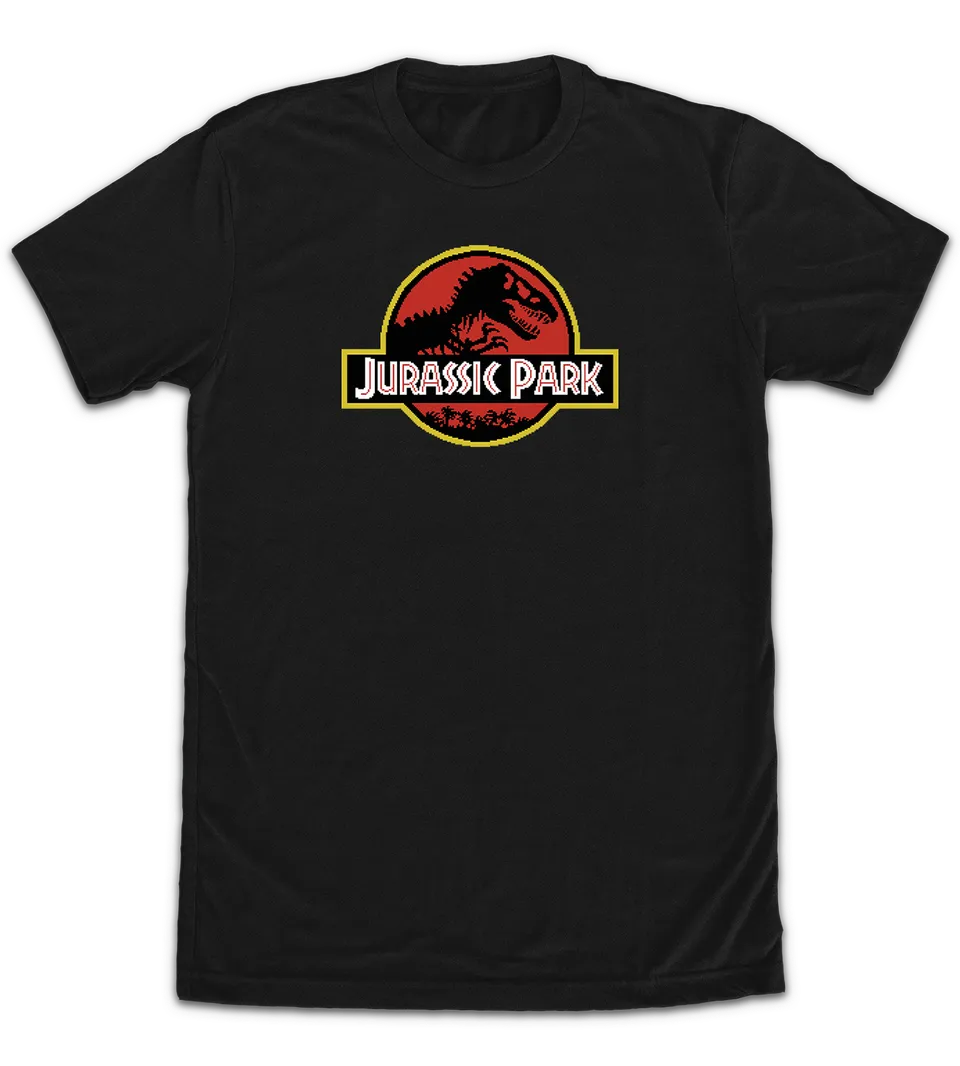 limited-run-jurassic-park-t-shirt-schwarz-logo-gr-e-l image 1