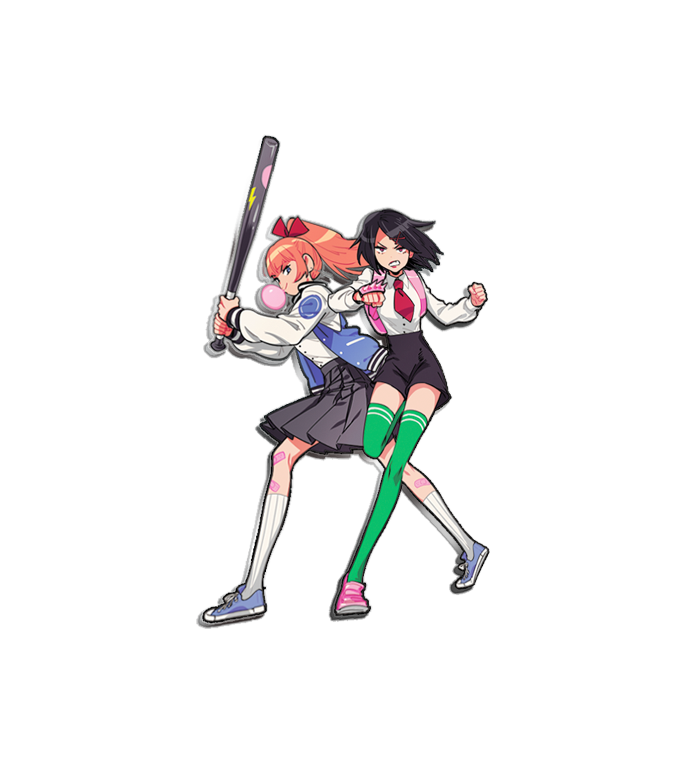 limited-run-river-city-girls-kyoko-misako-emaille-pin-pax-exclusive image 1