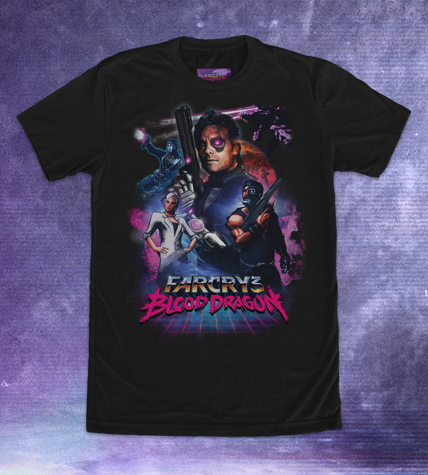 limited-run-far-cry-3-blood-dragon-t-shirt-gr-e-l-retro image 2