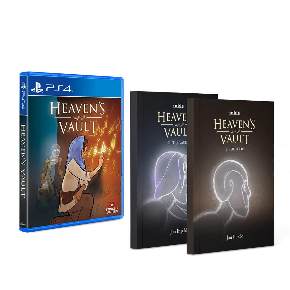 strictly-limited-games-heavens-vault-limited-edition-ps4-spiel-bundle image 1