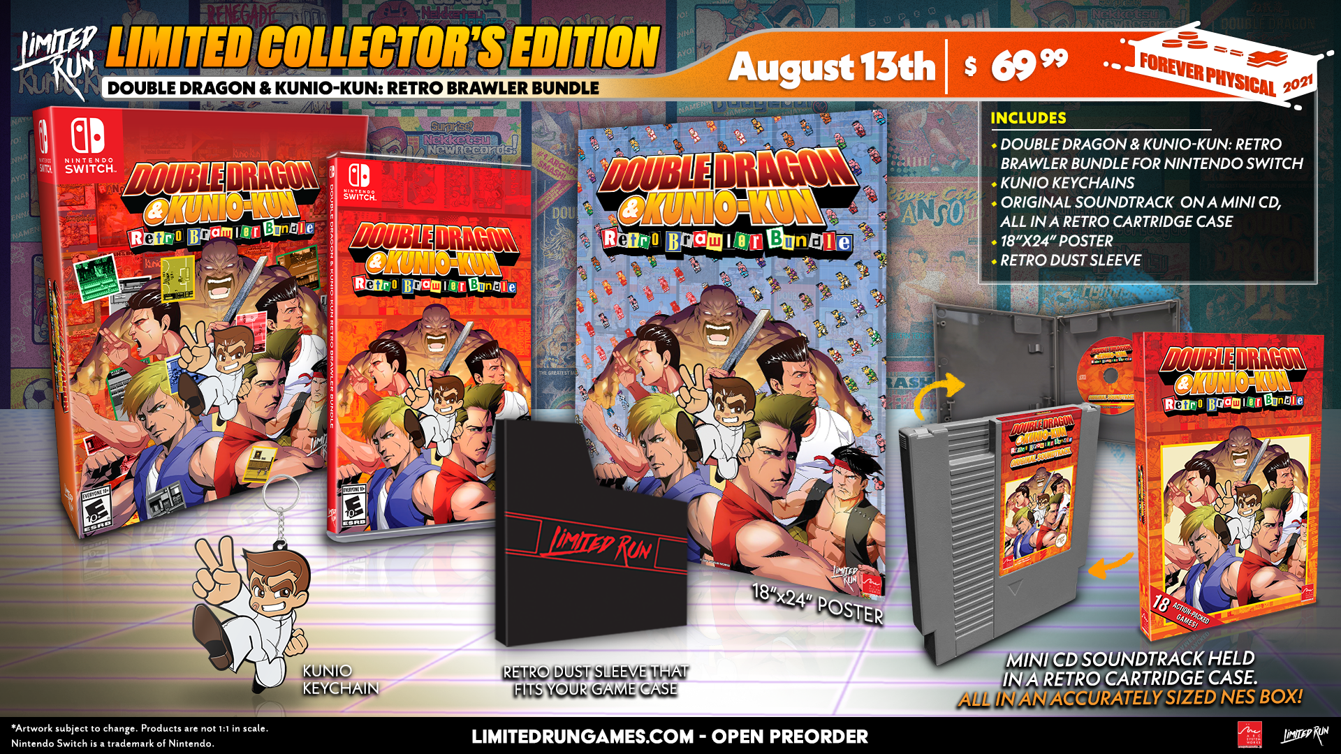 limited-run-115-double-dragon-kunio-kun-switch-spiel-classic-edition image 2