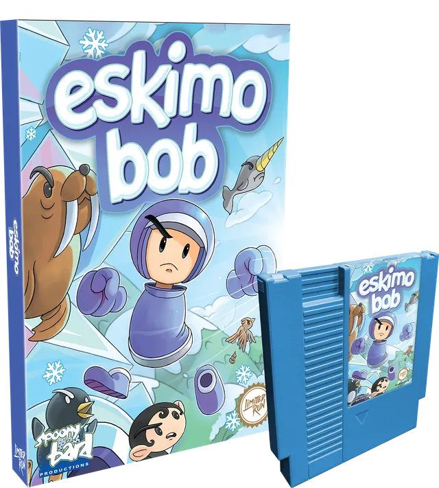limited-run-eskimo-bob-nes-spiel-standard-edition-modul-64-level image 1