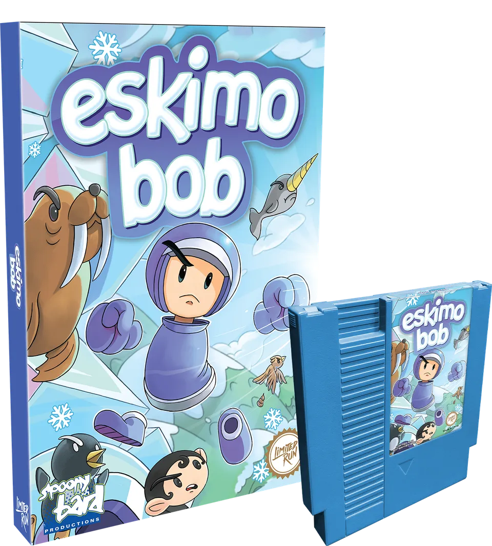 limited-run-eskimo-bob-nes-spiel-standard-edition-modul-64-level image 1