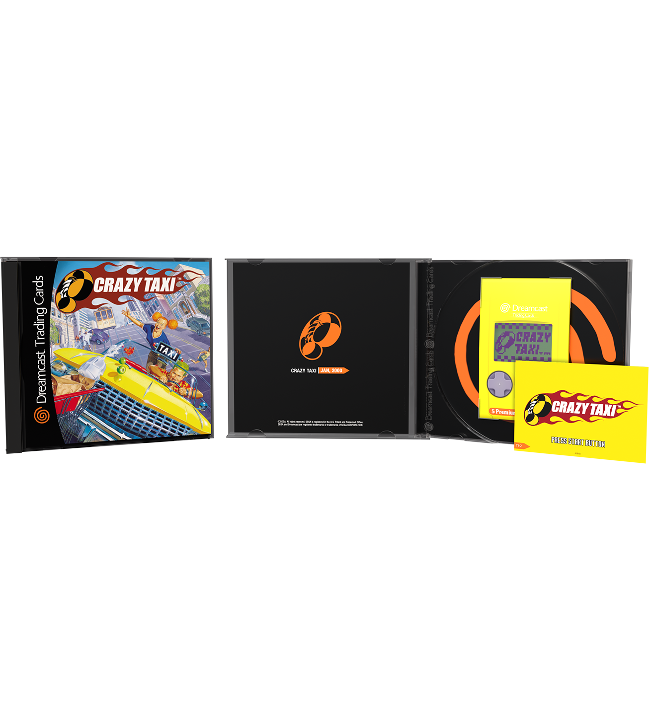 limited-run-crazy-taxi-sammelkarten-commemorative-case-bundle-merch image 2