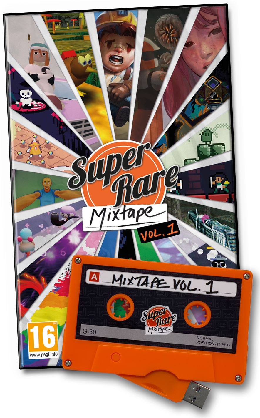 super-rare-mixtape-volume-1-pc-sammlung-usb-kassette-limitiert image 1