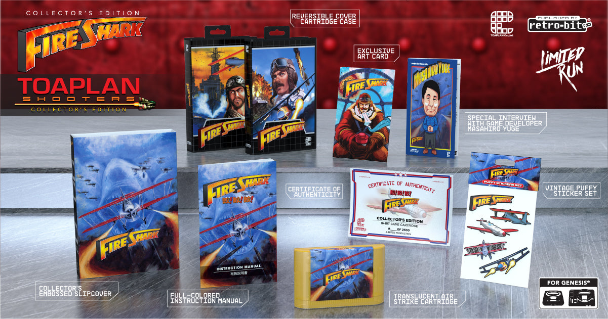 limited-run-fire-shark-genesis-spiel-collector-s-edition-shoot-em-up image 3