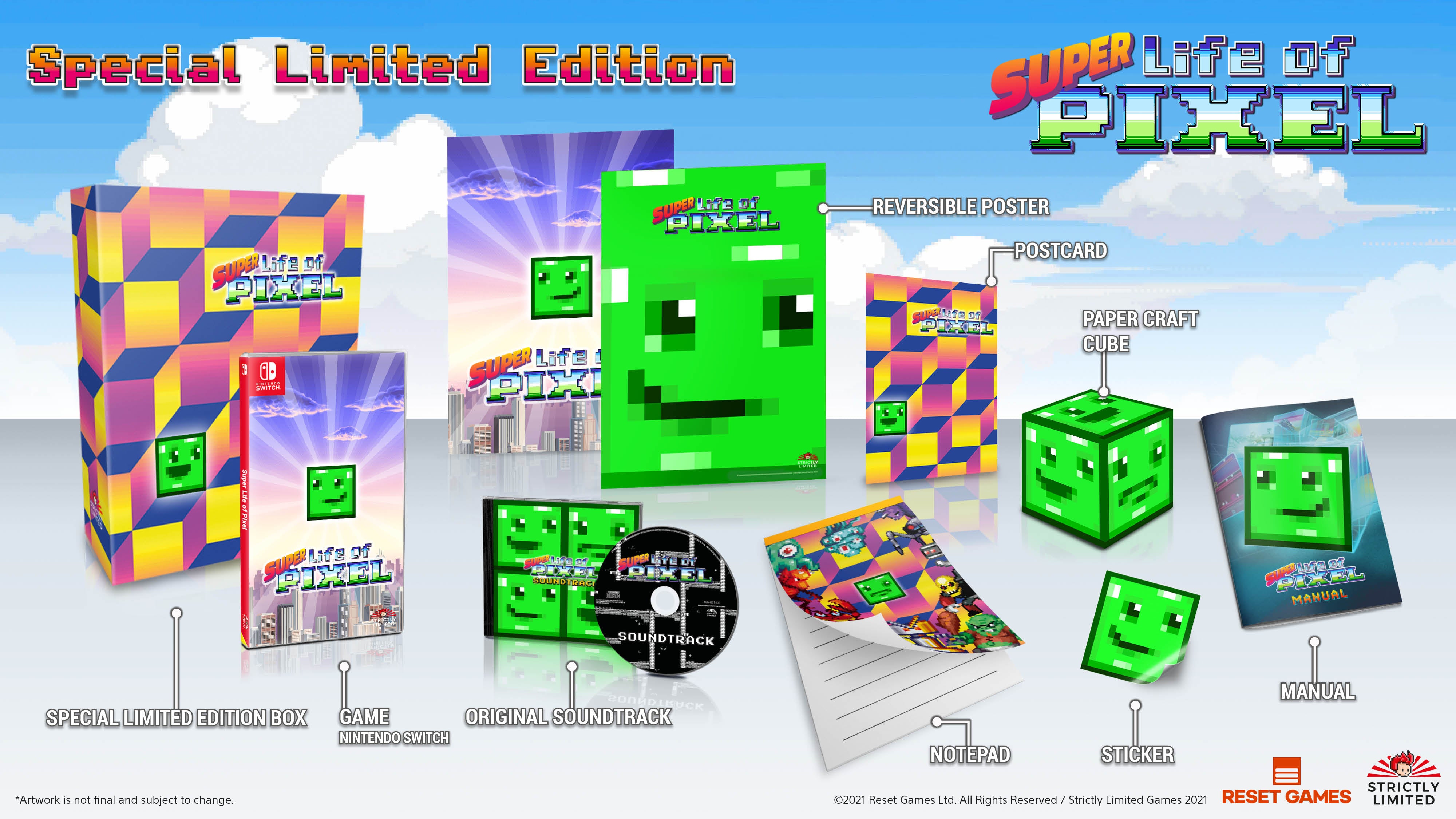 strictly-limited-games-super-life-of-pixel-switch-spiel-special-edition image 2