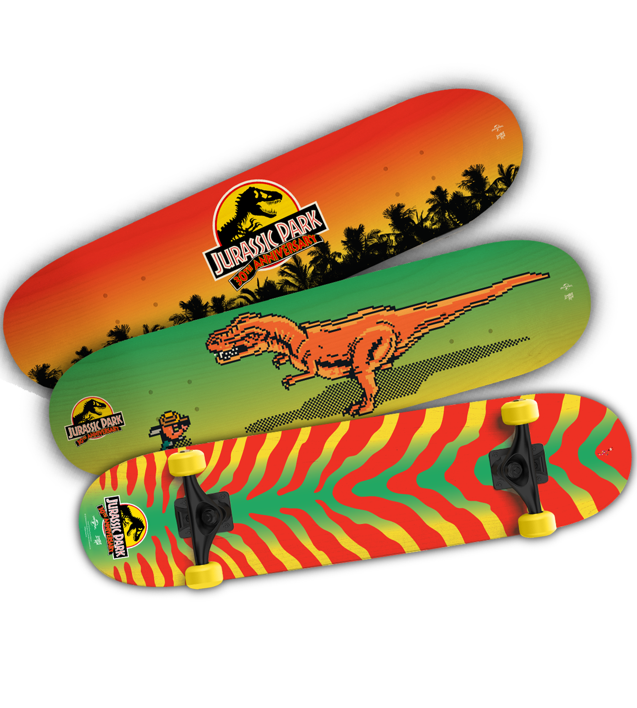 limited-run-jurassic-park-skate-deck-30th-anniversary-holz image 1