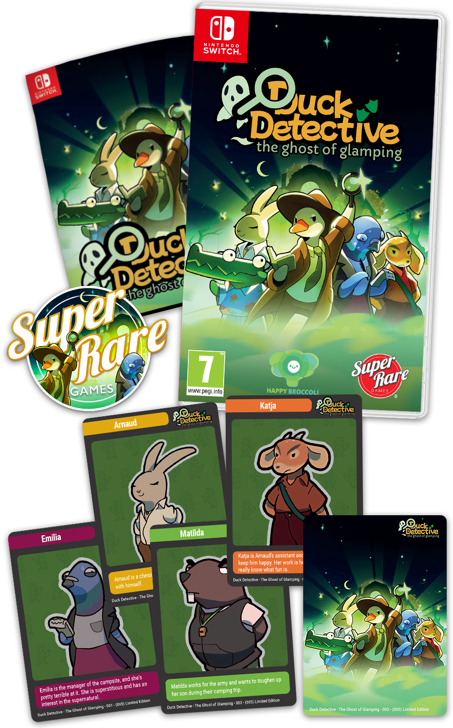 super-rare-games-srg-151-duck-detective-switch-spiel-glamping-edition image 2