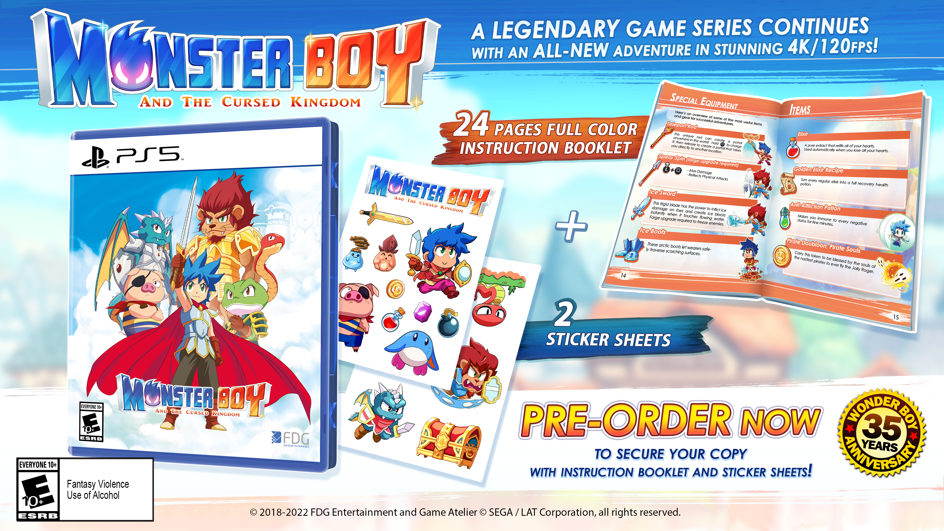 limited-run-monster-boy-cursed-kingdom-ps5-spiel-disc-adventure image 3