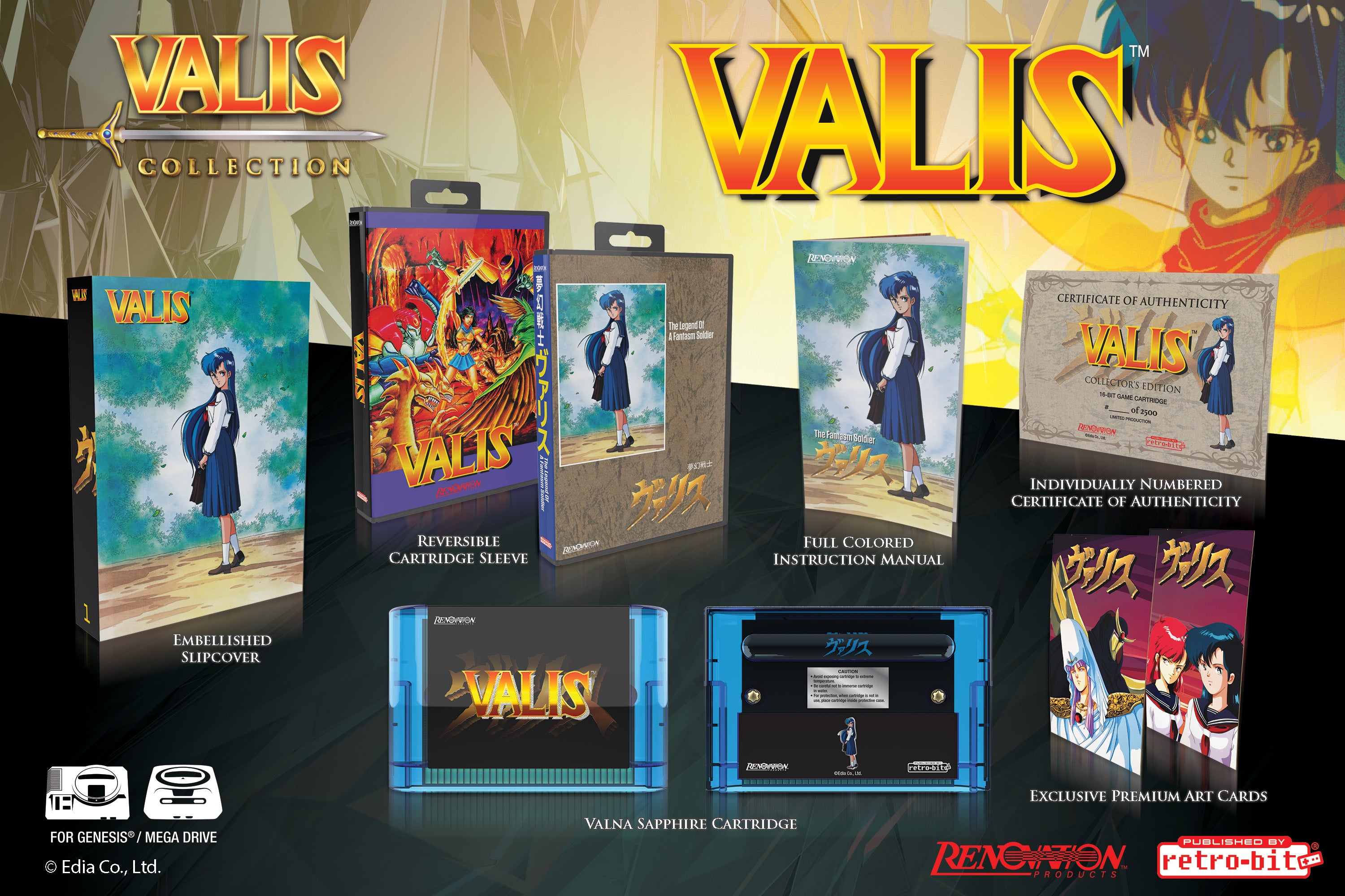 valis-the-fantasm-soldier-collector-s-edition-mega-drive-modul image 2