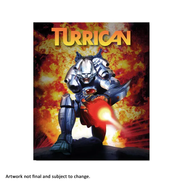 strictly-limited-games-art-card-turrican-original-alu-druck-14x17cm image 1