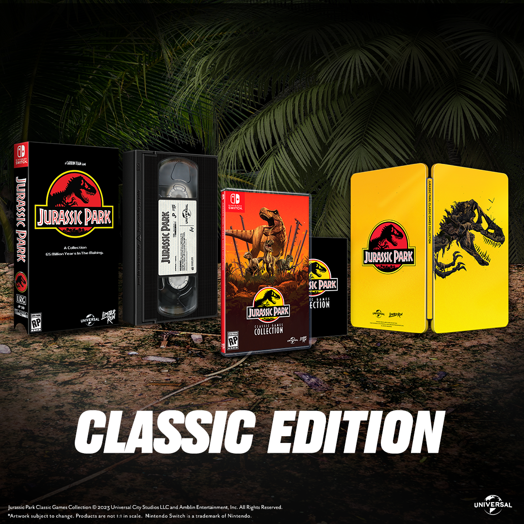 limited-run-jurassic-park-classic-games-switch-spiel-classic image 2