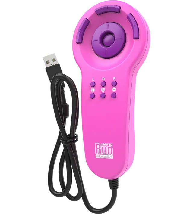 limited-run-retro-switch-pc-controller-gamepad-faramore-fuchsia image 1