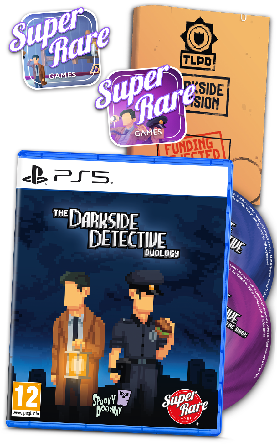 super-rare-games-ps5-4-darkside-detective-duology-spiel-limitiert image 2