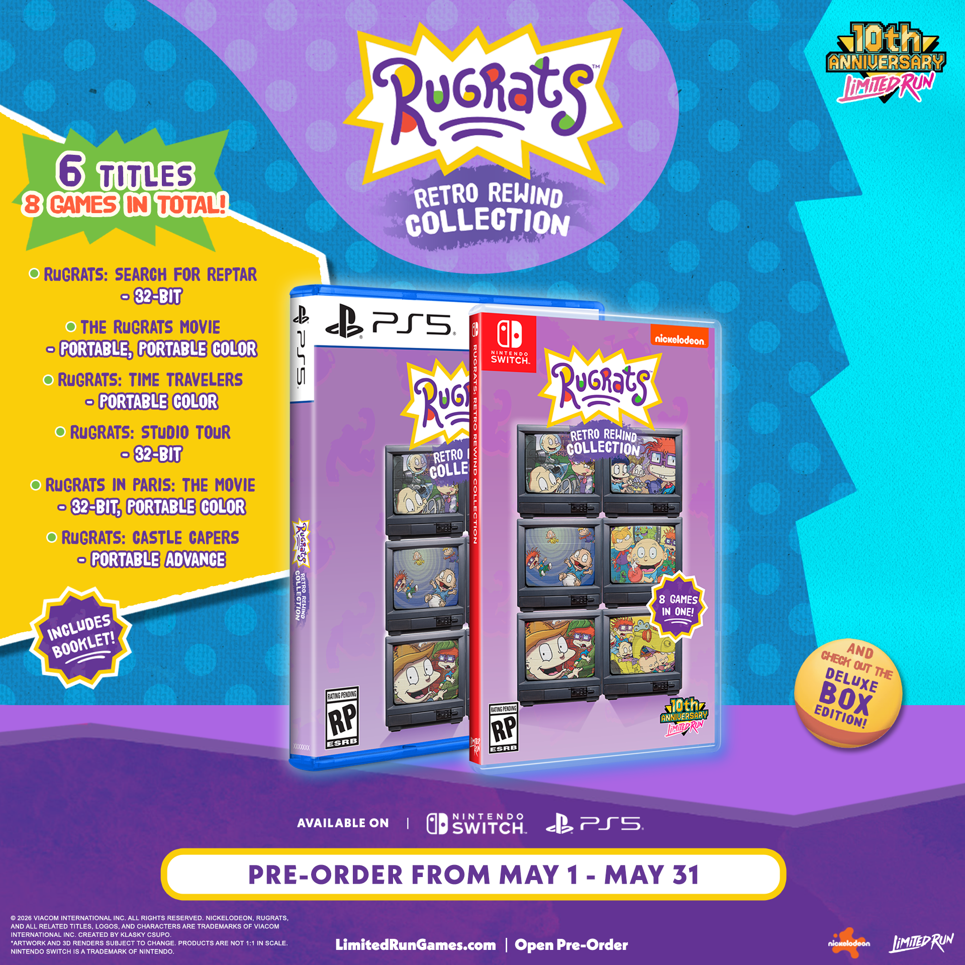 limited-run-rugrats-retro-rewind-collection-switch-ps5-spiel image 2