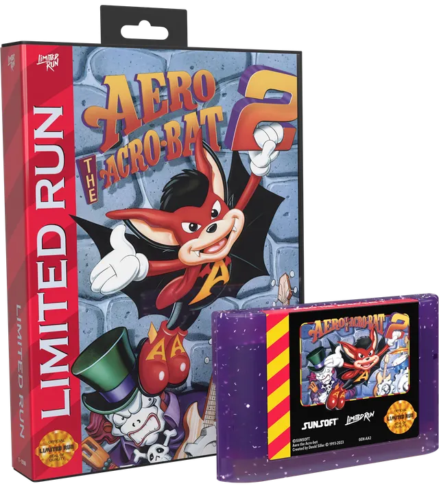 limited-run-aero-the-acro-bat-2-genesis-spiel-modul-standard image 1