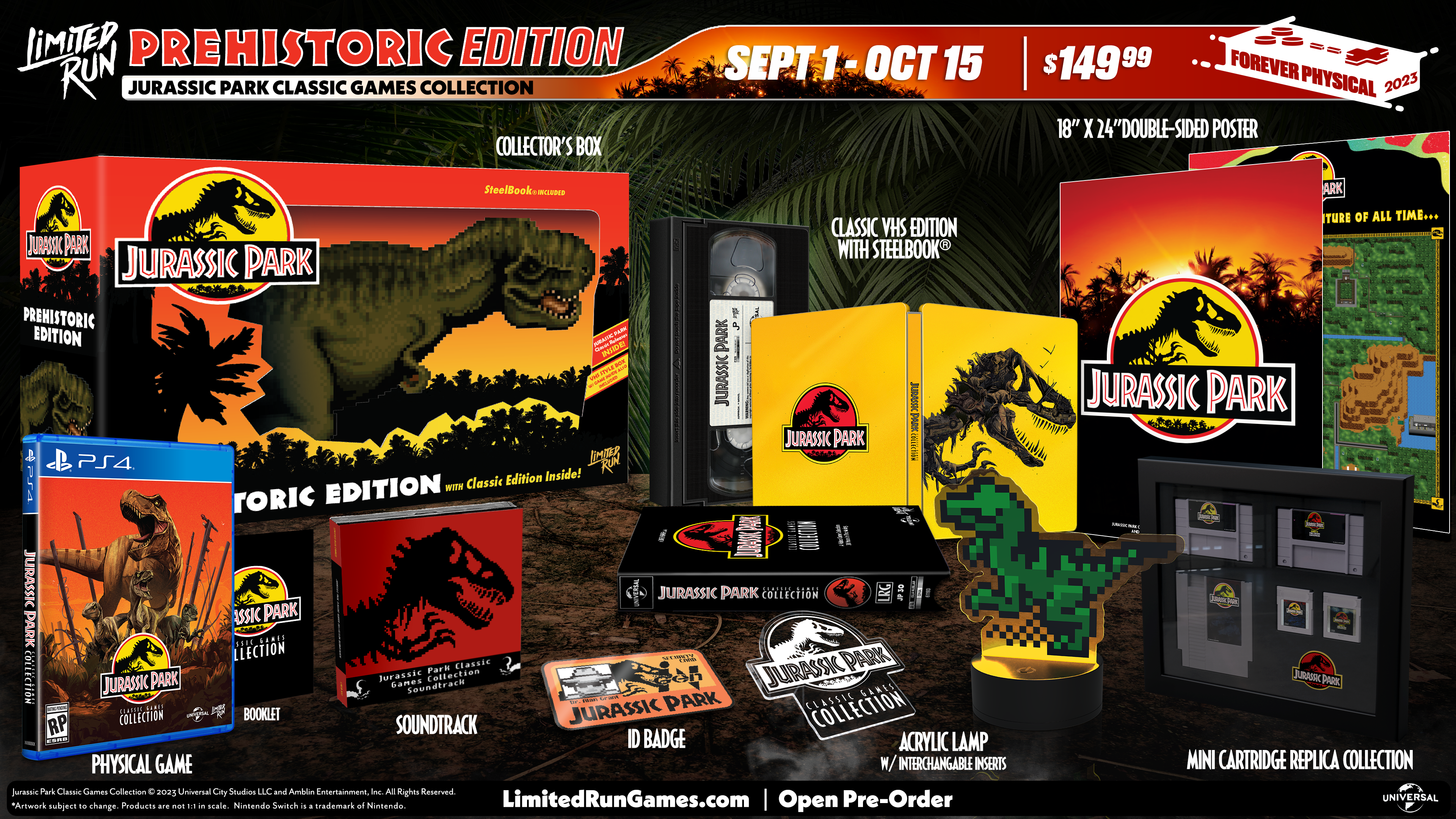 limited-run-jurassic-park-classic-games-ps4-prehistoric-edition image 3