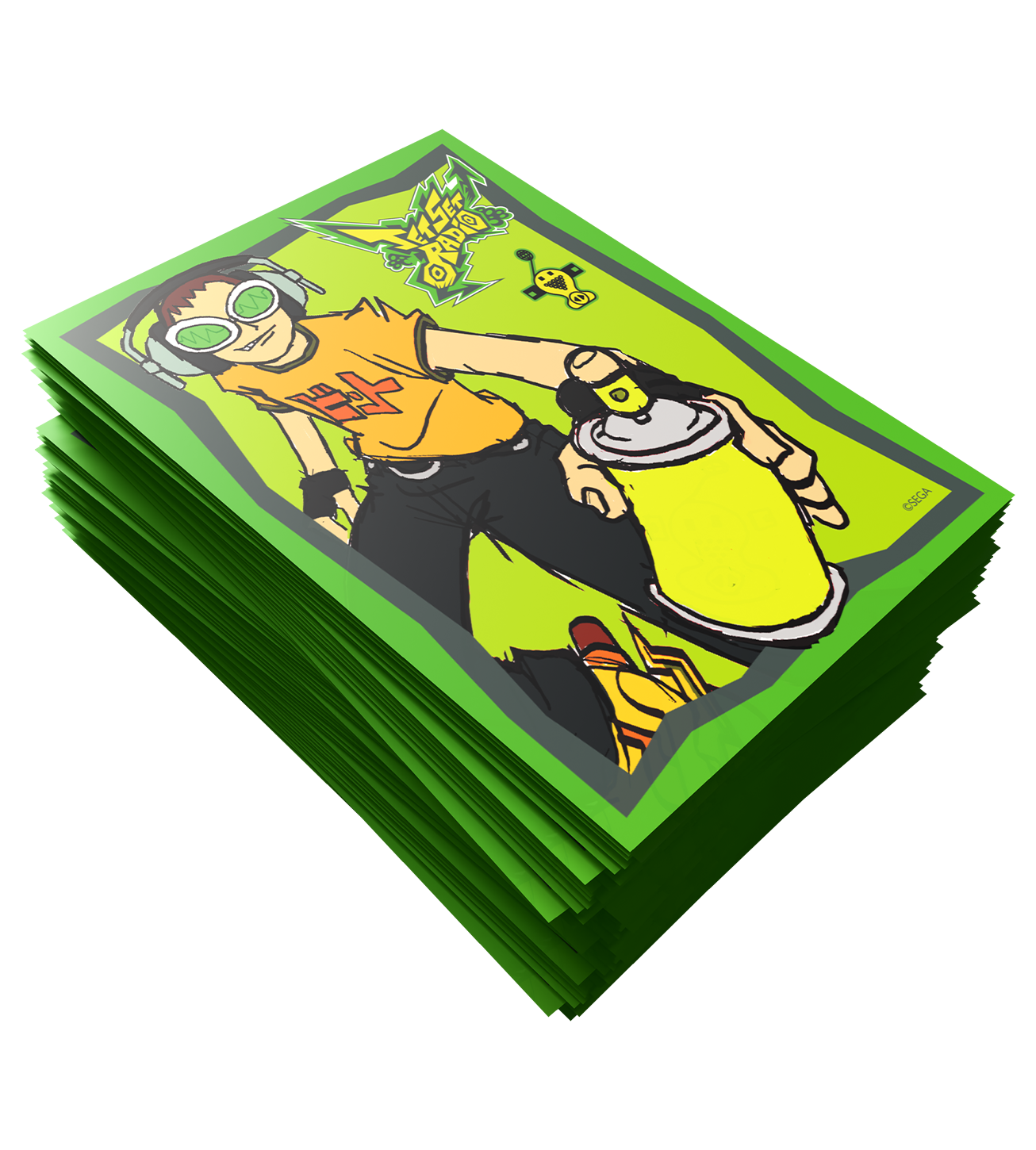 limited-run-jet-set-radio-card-sleeves-kartenh-llen-sammler image 1