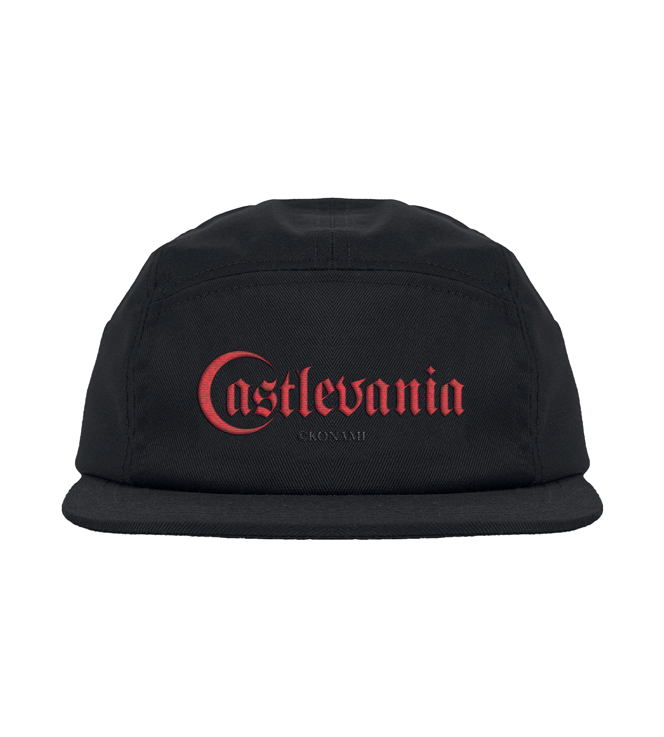 limited-run-castlevania-logo-cap-5-panel-kappe-schwarz image 1
