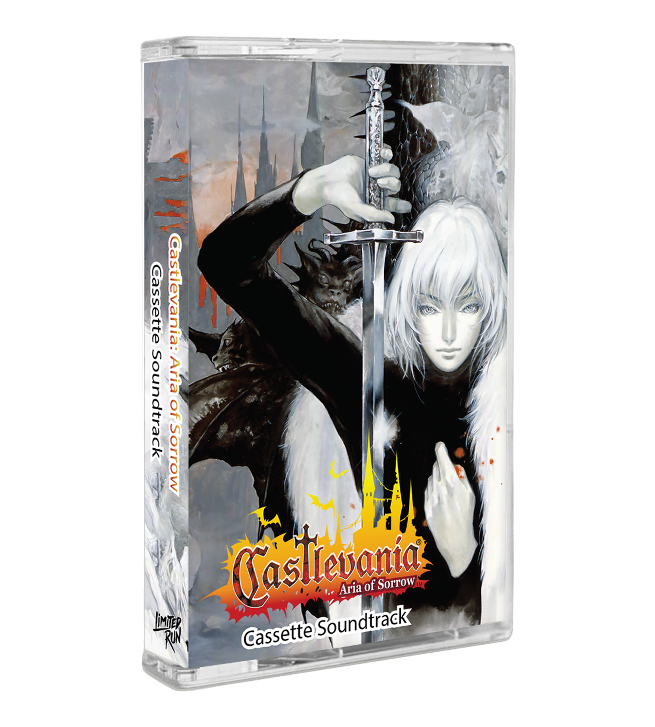 limited-run-castlevania-aria-of-sorrow-soundtrack-kassette image 1