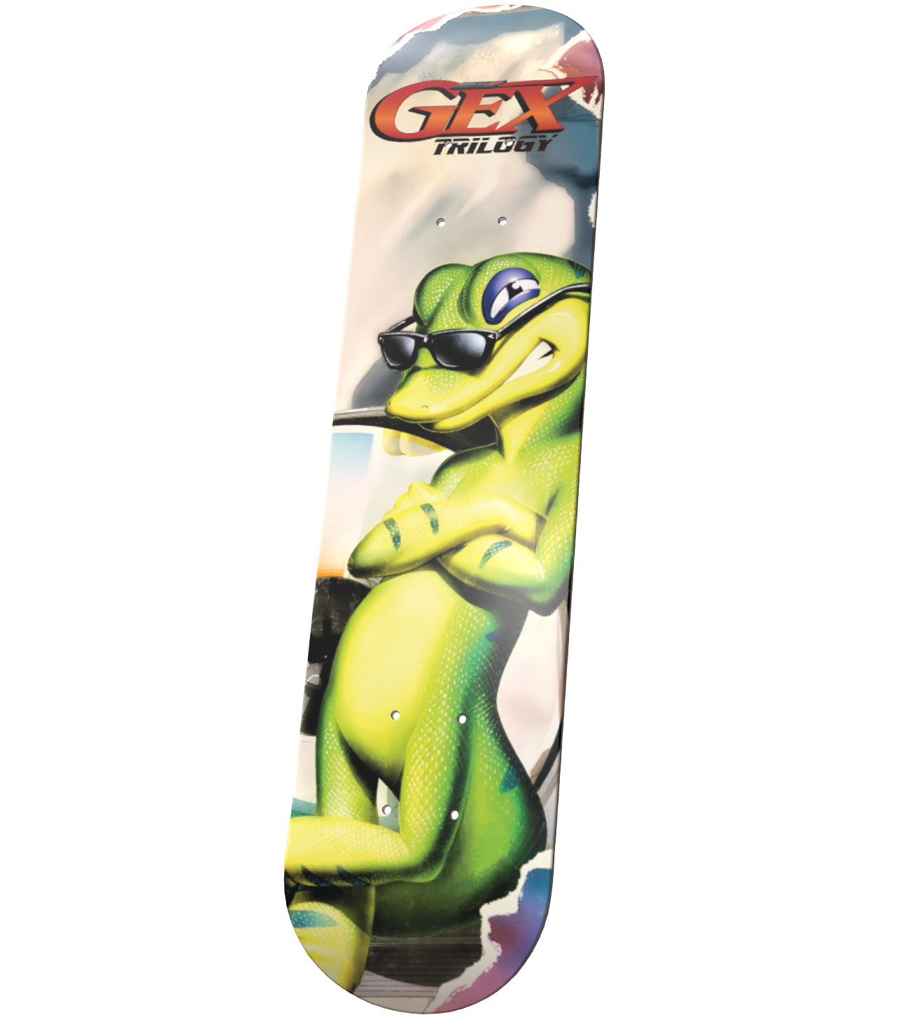 limited-run-gex-trilogy-skate-deck-skateboard-retro-sammler image 1