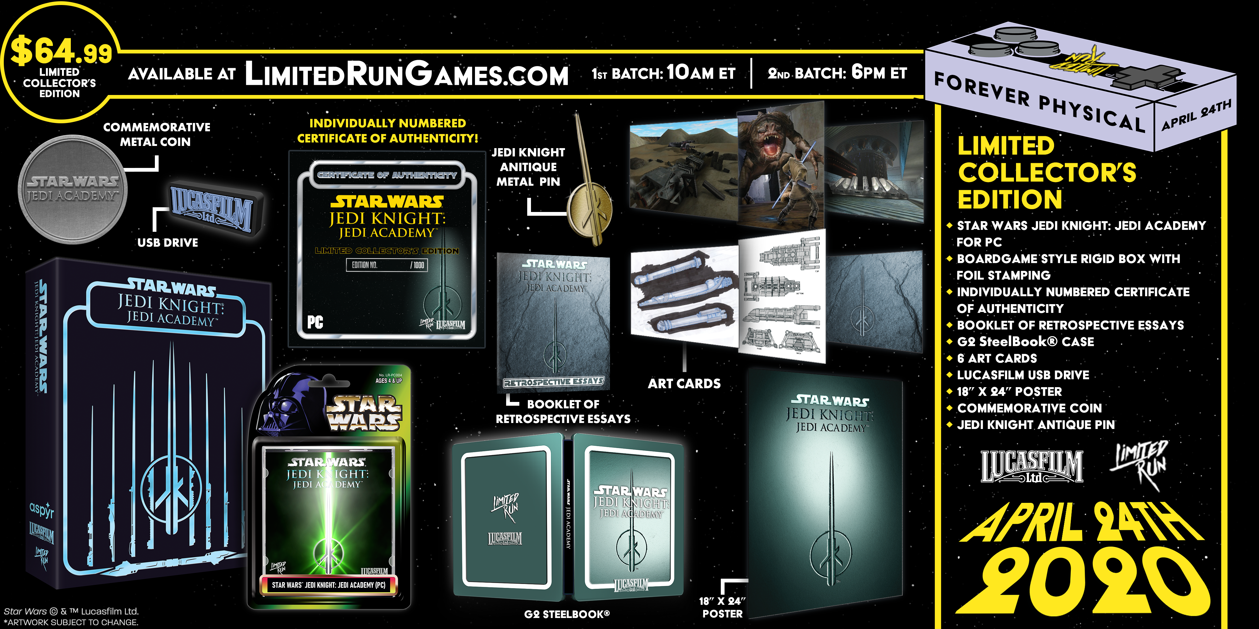 limited-run-star-wars-jedi-academy-premium-edition-pc-disc-spiel image 2