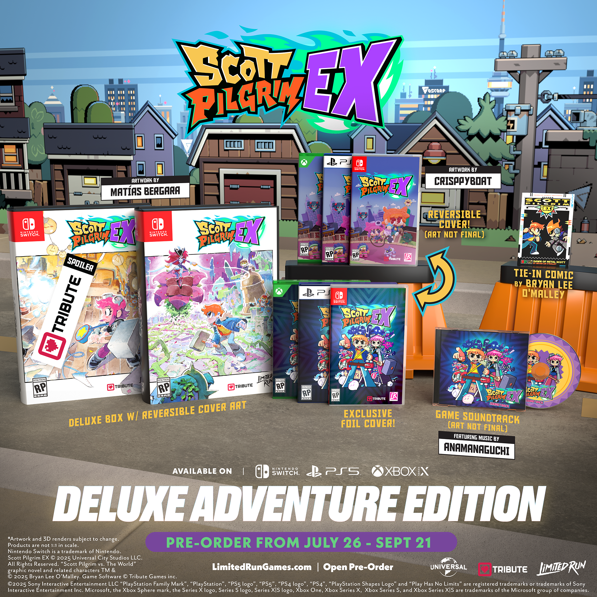 limited-run-scott-pilgrim-ex-deluxe-adventure-switch-ps5-xbox-spiel image 2