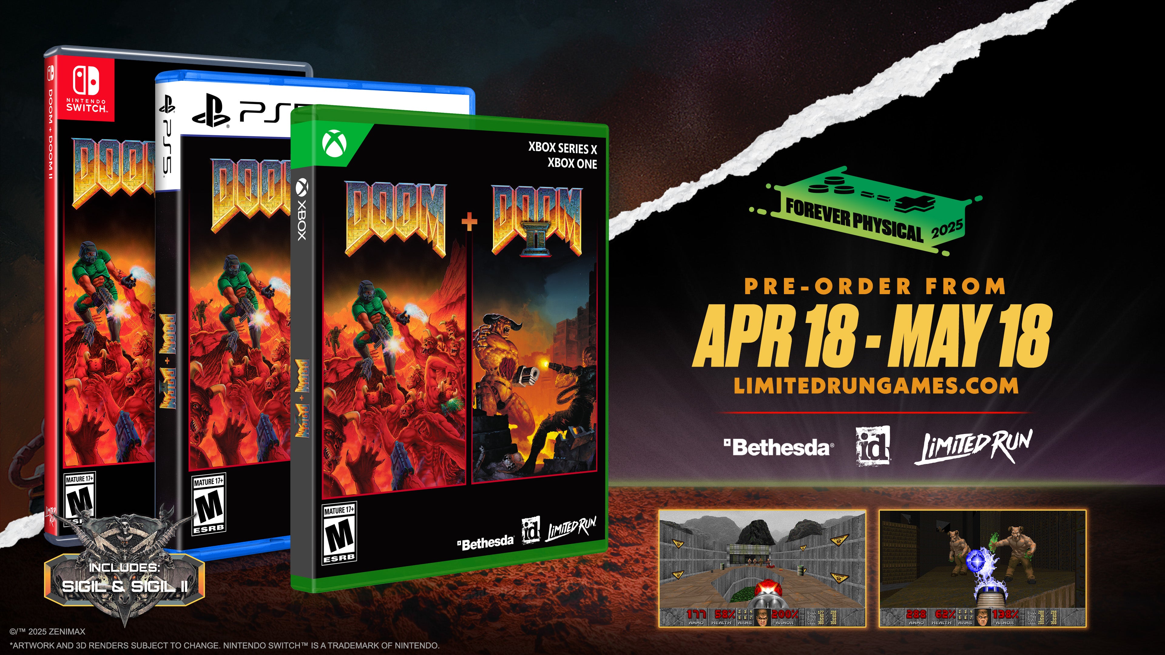 limited-run-doom-doom-ii-standard-edition-switch-spiel image 2