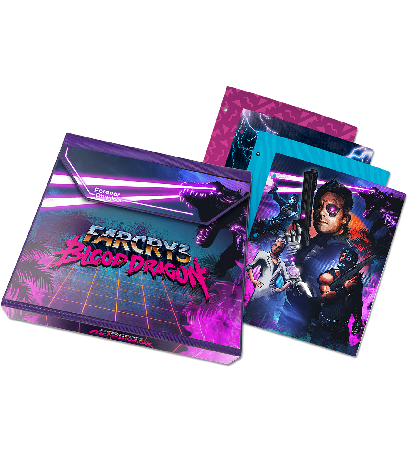 limited-run-far-cry-3-blood-dragon-retro-binder-ordner-divider image 1