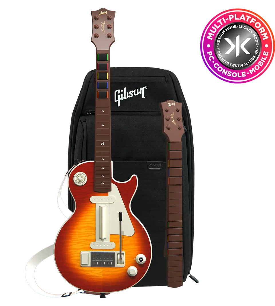 crkd-gibson-les-paul-cherry-gitarrencontroller-pro-bundle image 1