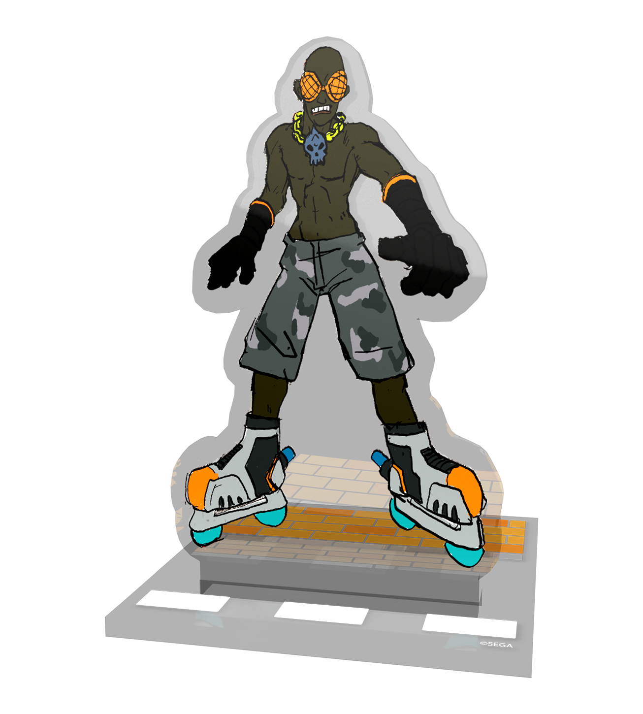 limited-run-jet-set-radio-acryl-standees-set-beat-gum-yoyo-figur image 7