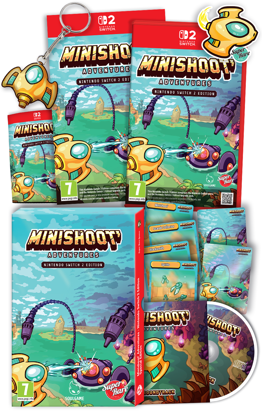 super-rare-games-se-01-minishoot-adventures-switch-2-spiel-special-edition image 1
