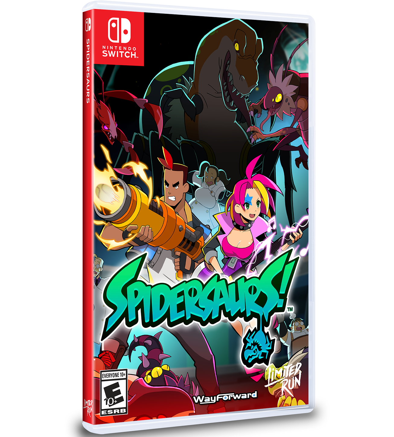 switch-limited-run-spidersaurs-switch-spiel-run-n-gun-co-op image 1