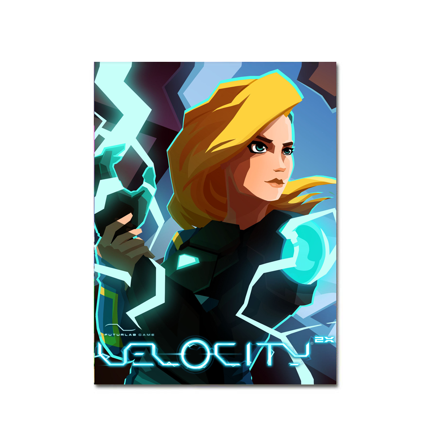 strictly-limited-games-velocity-2x-art-card-alu-druck-14x17-cm image 1