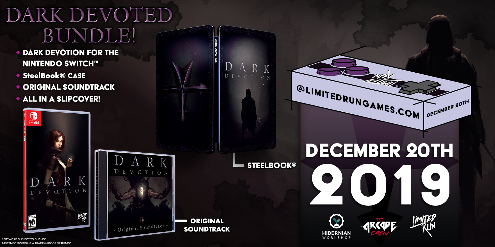 switch-limited-run-57-dark-devotion-spiel-devoted-bundle-steelbook image 2