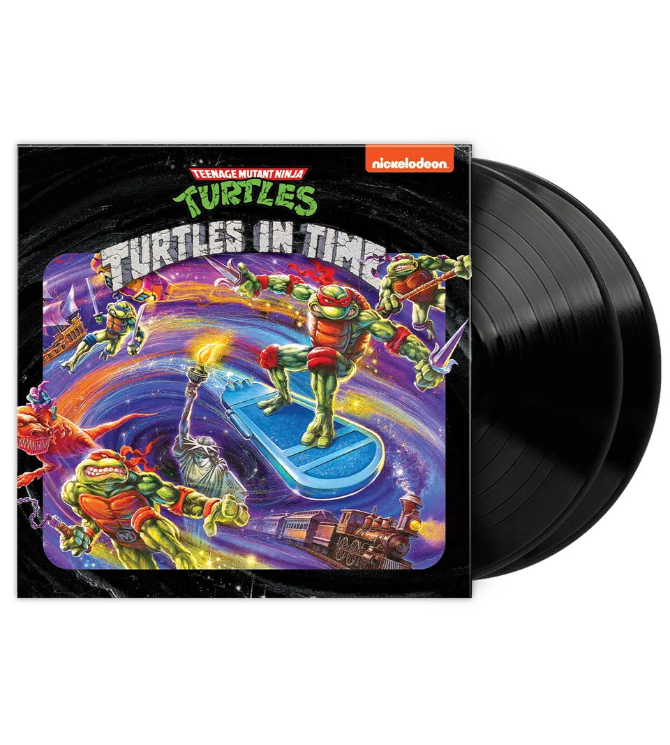 limited-run-tmnt-turtles-in-time-vinyl-soundtrack-green-ooze image 1