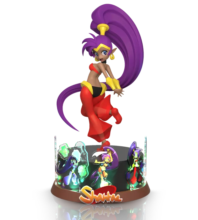 limited-run-shantae-20th-anniversary-statue-figur-bundle image 1