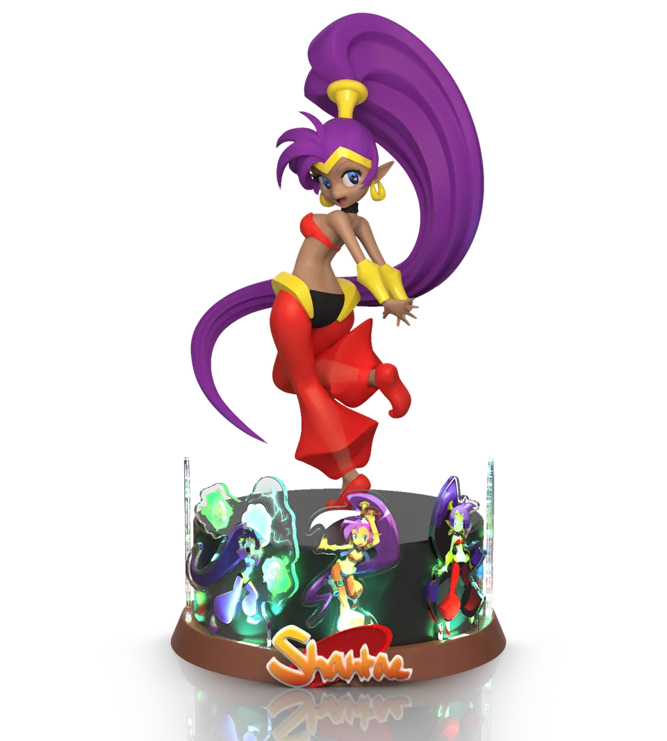 limited-run-shantae-20th-anniversary-statue-figur-bundle image 1