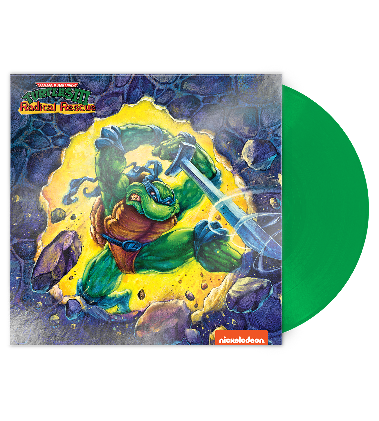 limited-run-turtles-iii-radical-rescue-vinyl-green-ooze image 3