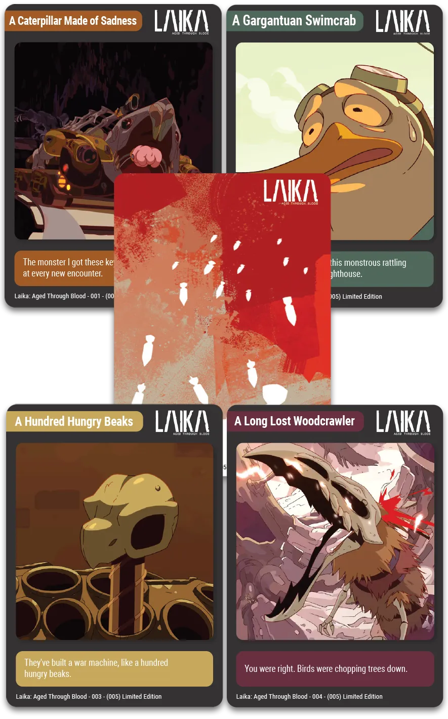 super-rare-games-tc-134-laika-aged-through-blood-sammelkarten-booster-3-karten image 1