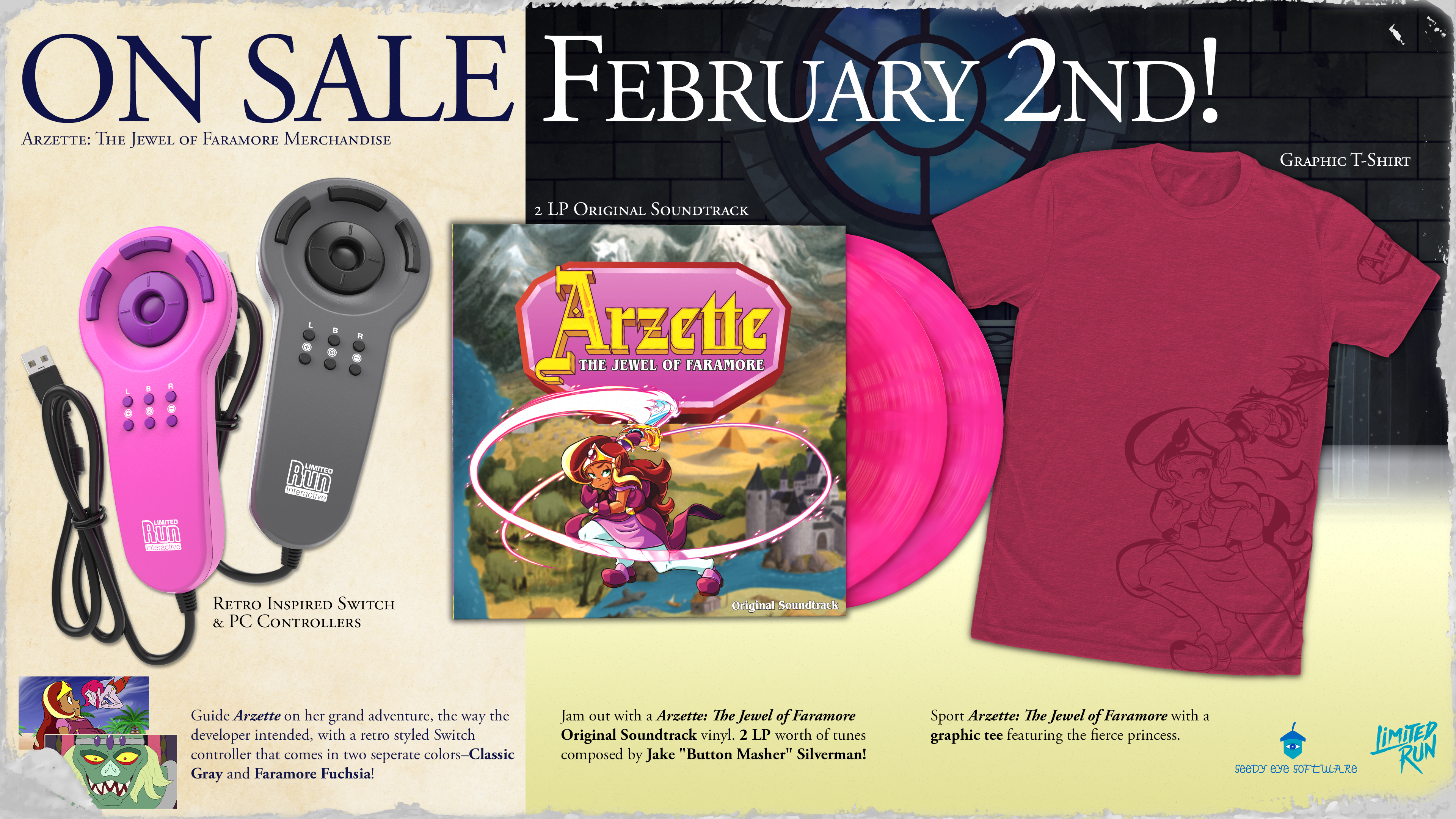 limited-run-arzette-the-jewel-of-faramore-t-shirt-gr-e-l image 3
