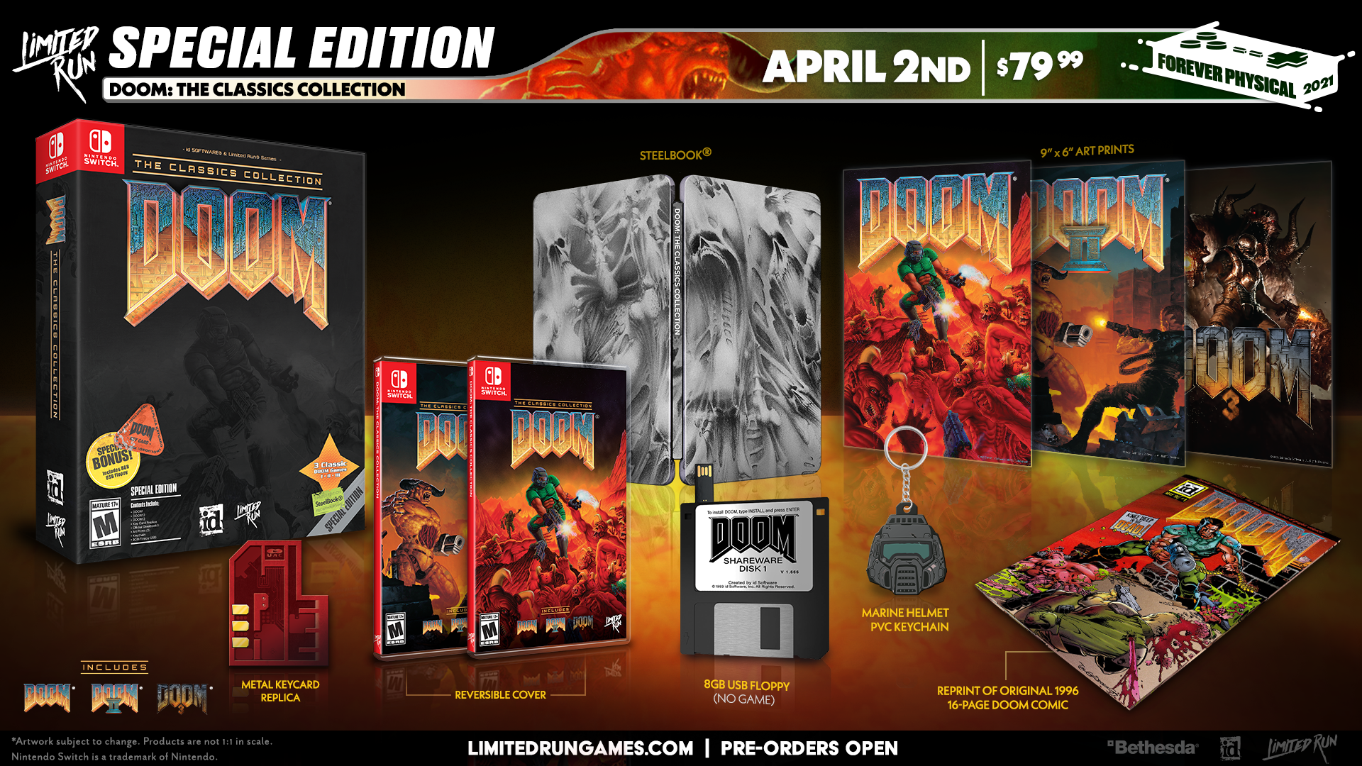 switch-limited-run-102-doom-classics-switch-spiel-special-edition image 2