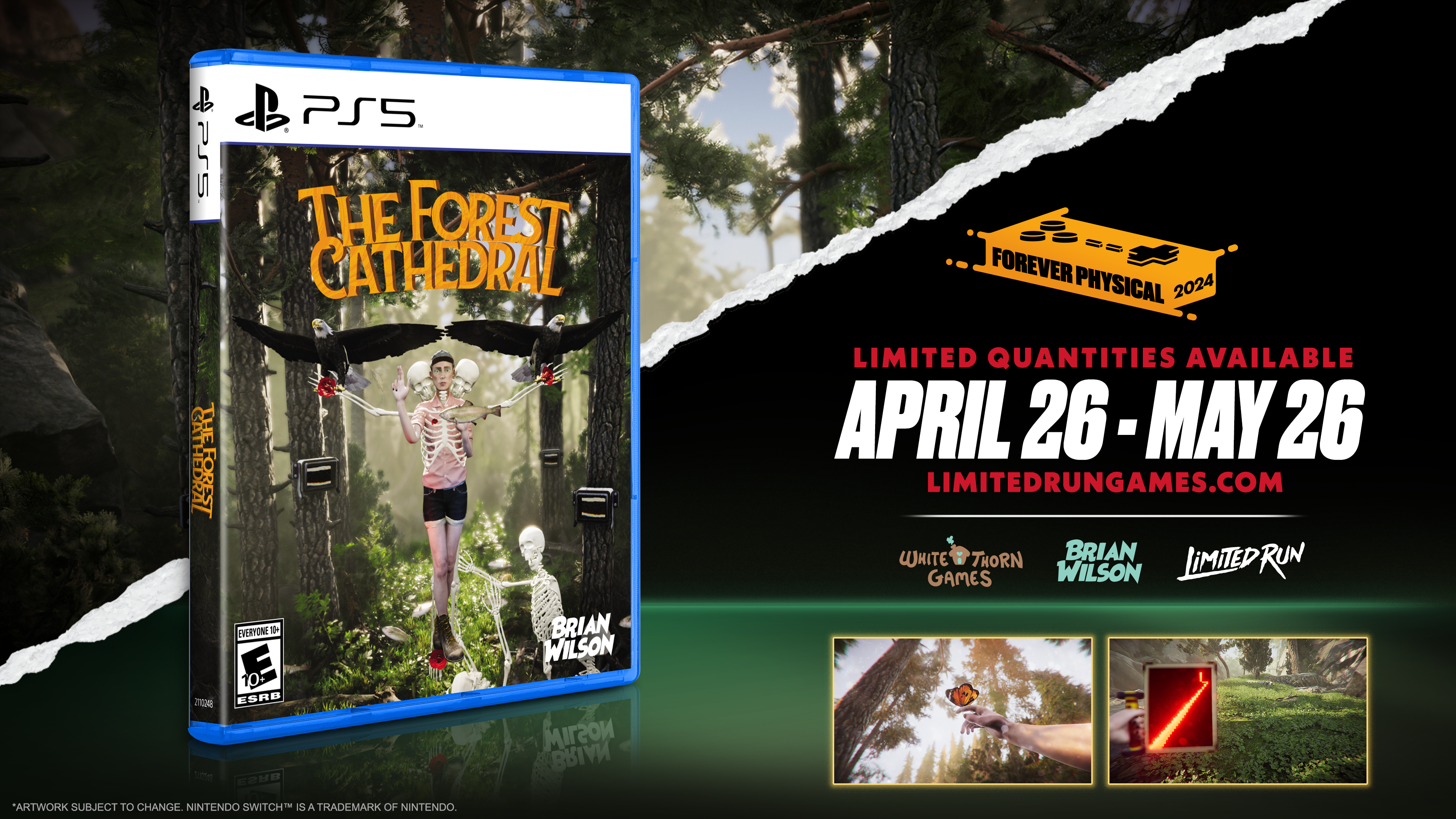 limited-run-91-forest-cathedral-ps5-spiel-disc-thriller image 3
