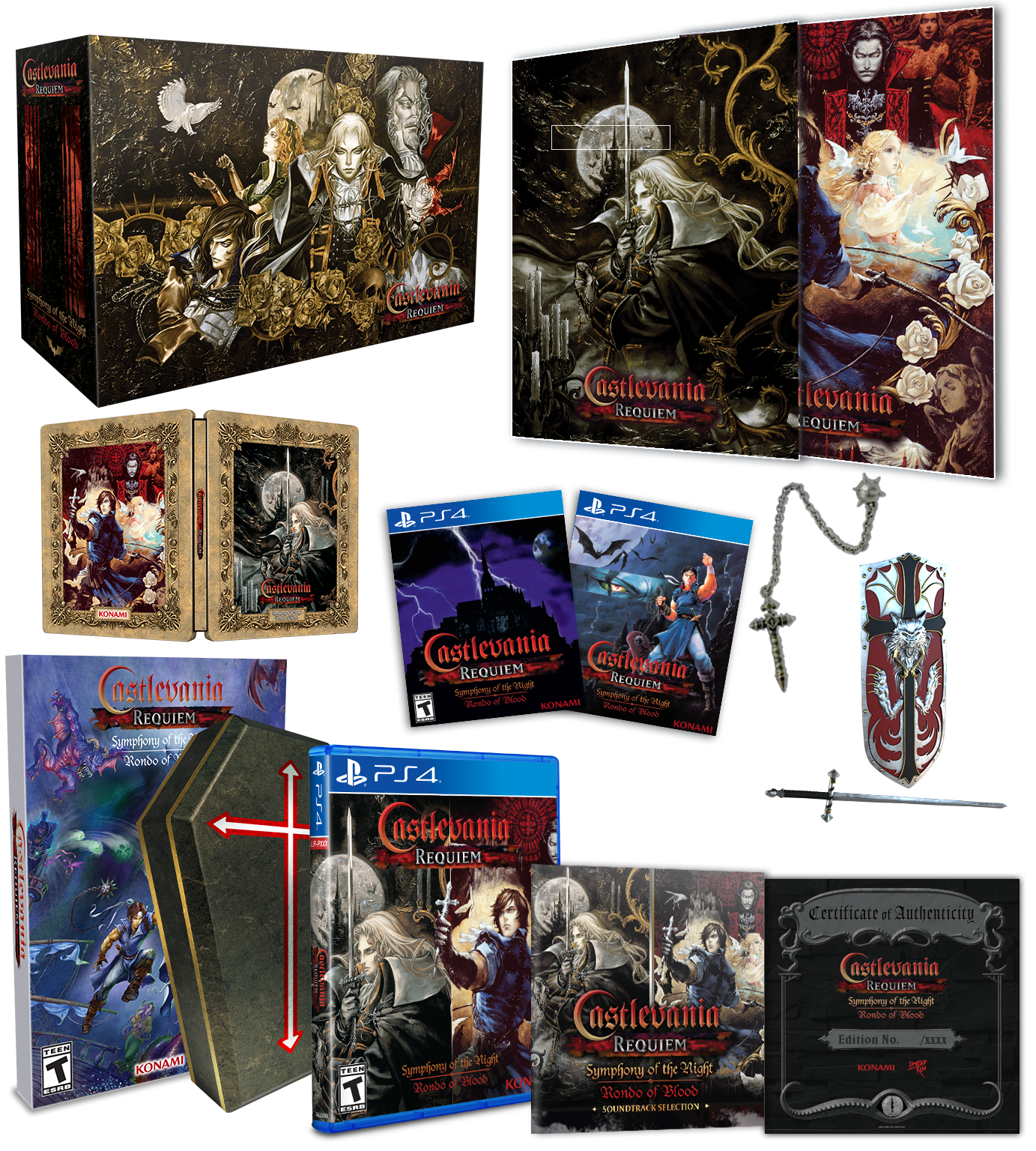 limited-run-443-castlevania-requiem-ultimate-edition-ps4-spiel-mit-steelbook image 2