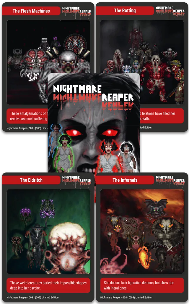 super-rare-games-tc-110-nightmare-reaper-trading-cards-booster image 1